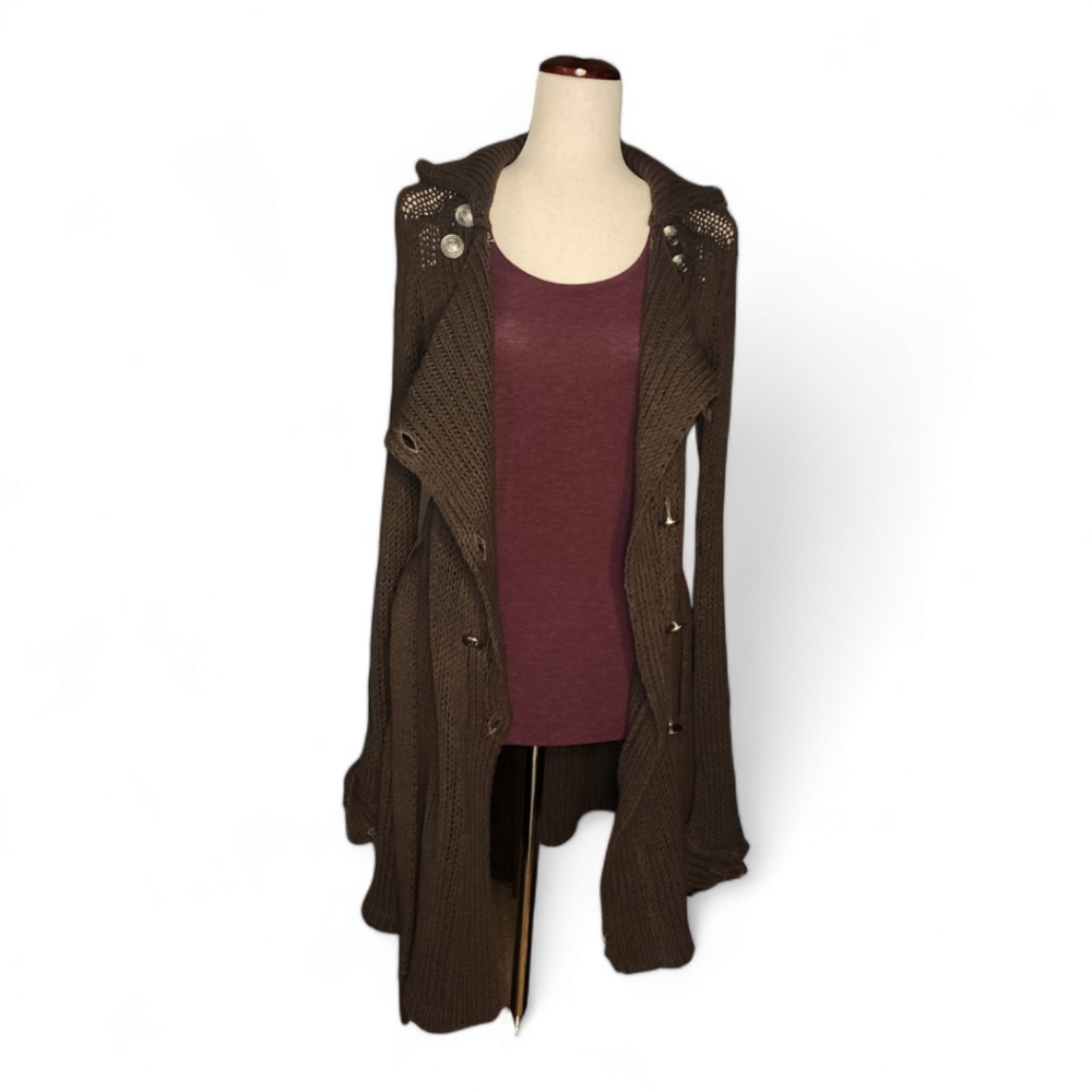 Anama long sleeve brown sweater, Size small - Picture 2 of 10
